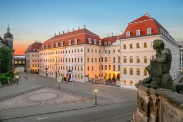 Aussenansicht des Hotel Taschenbergpalais in Dresden