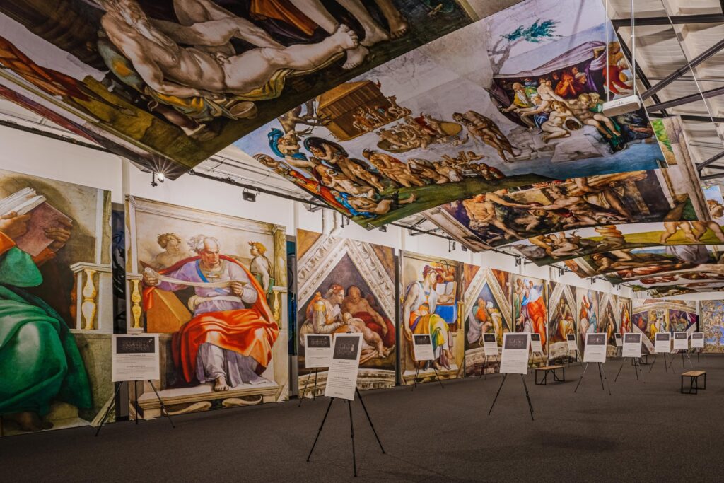 Promo picture of the exhibition "Sistine Chapel", which can be seen in Hamburg from June 28.