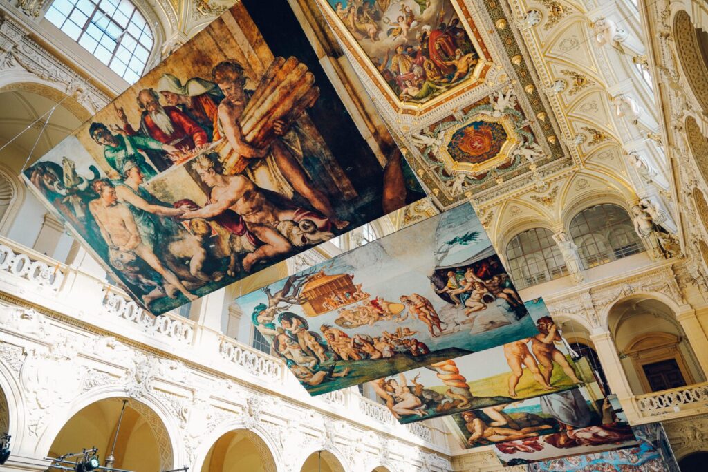 Promo image of the "Sistine Chapel" exhibition