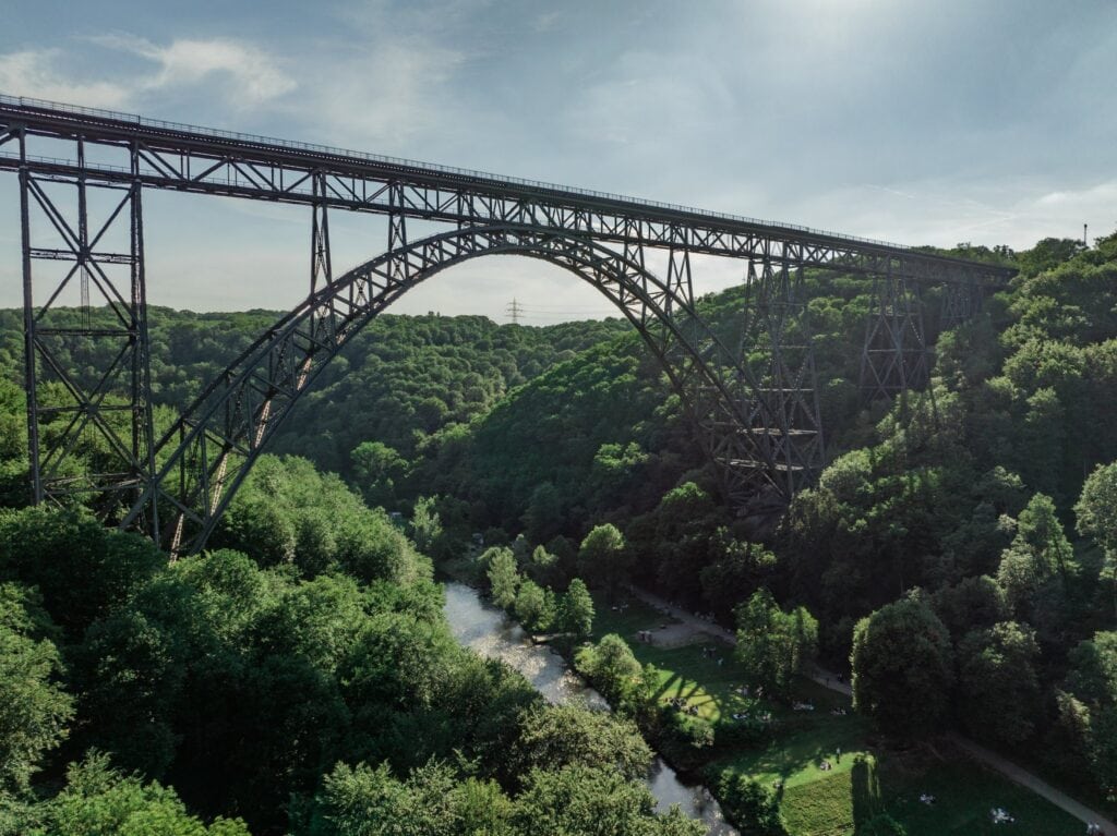 Die Müngstener Brücke im Bergischen Land