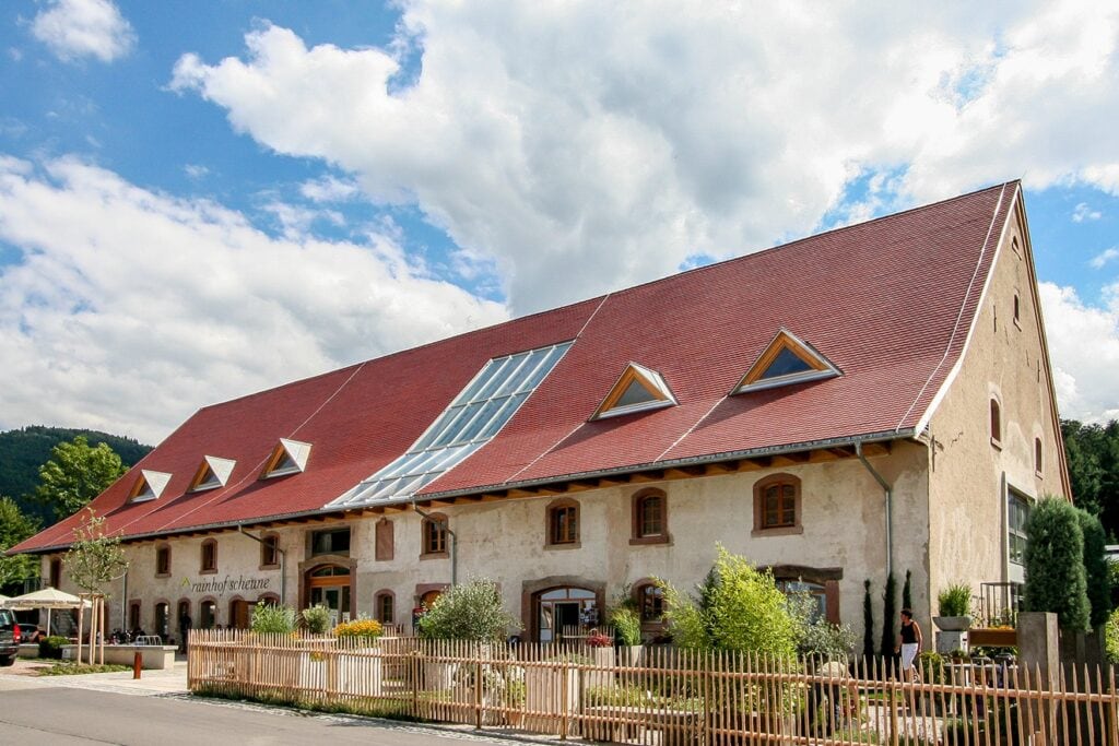 Die Rainhofscheune in Kirchzarten ist Teil der Architekturroute.