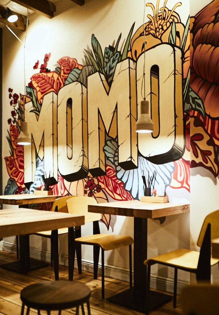 Gemütlich! Das Restaurant Momo Ramen in Hamburg.