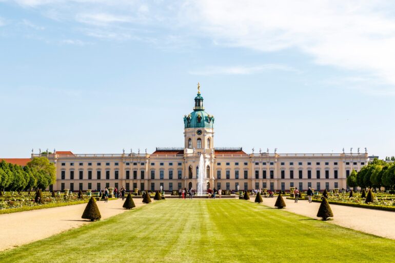 Charlottenburg Palace in Berlin, seen from the garden