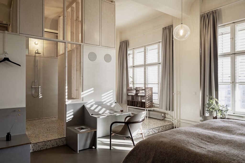 Design rooms at the Michelberger Hotel Berlin