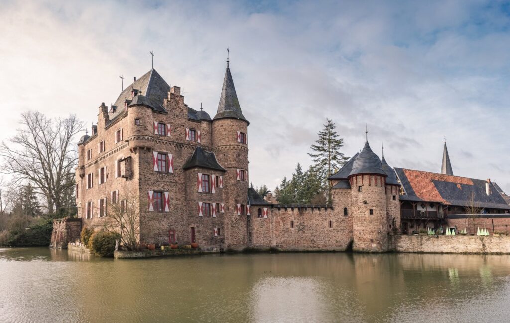 Satzvey Castle, seen from the water