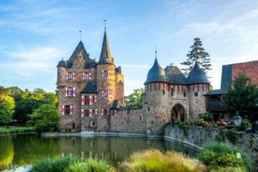 Satzvey Castle near Mechernich, a popular destination near Cologne
