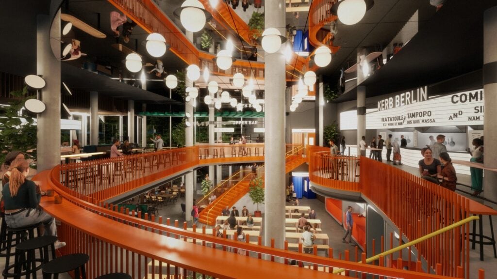 Die Kerb Foodhall in Berlin von innen