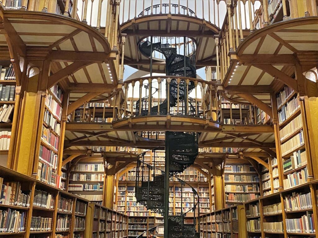 The Jesuit Library in Maria Laach in the Eifel region
