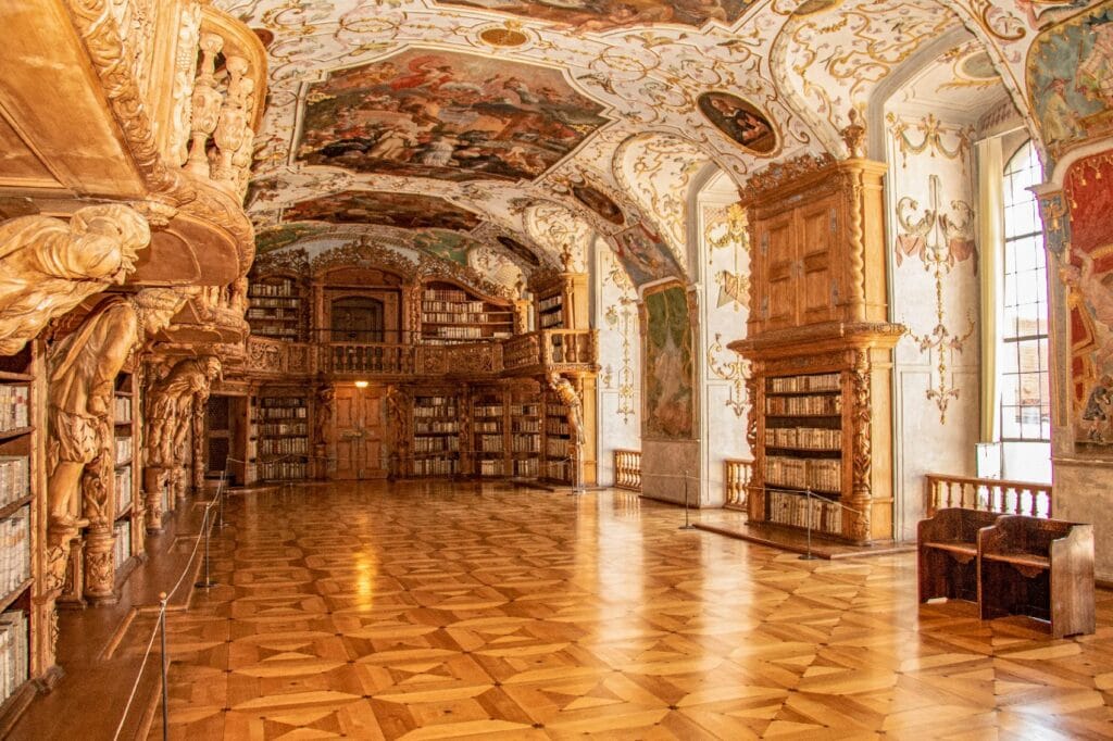View of the Waldsassen Abbey Library