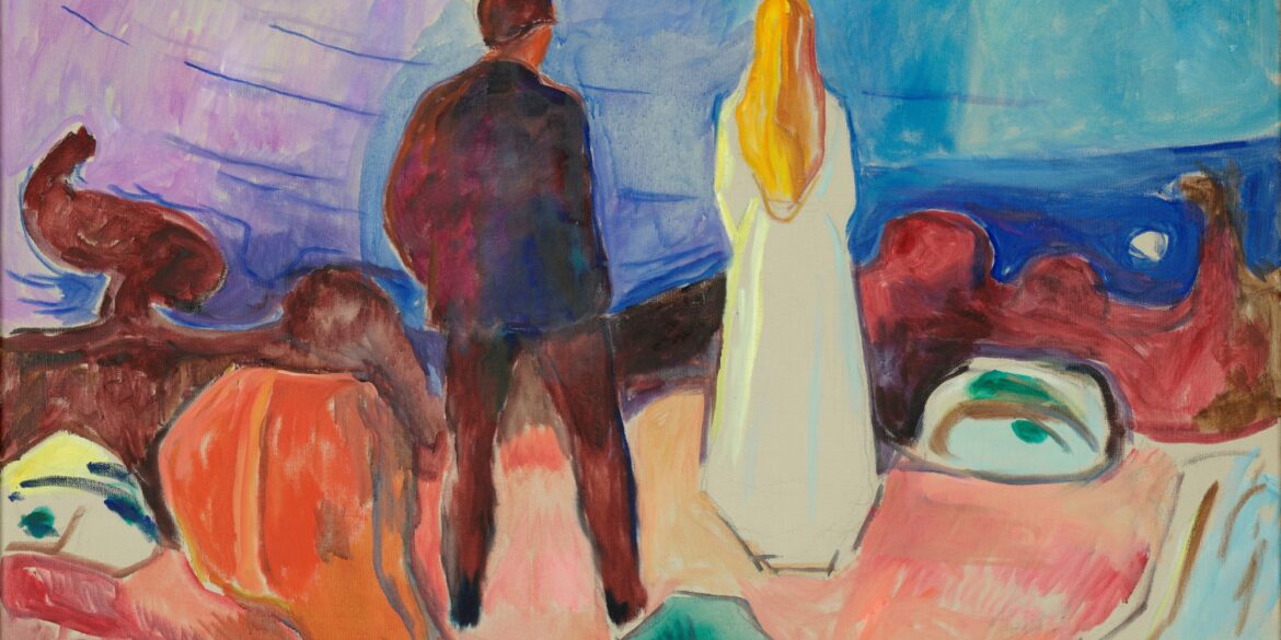 Edvard Munch, Zwei Menschen. Die Einsamen, um 1935