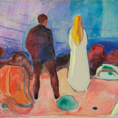 Edvard Munch, Zwei Menschen. Die Einsamen, um 1935
