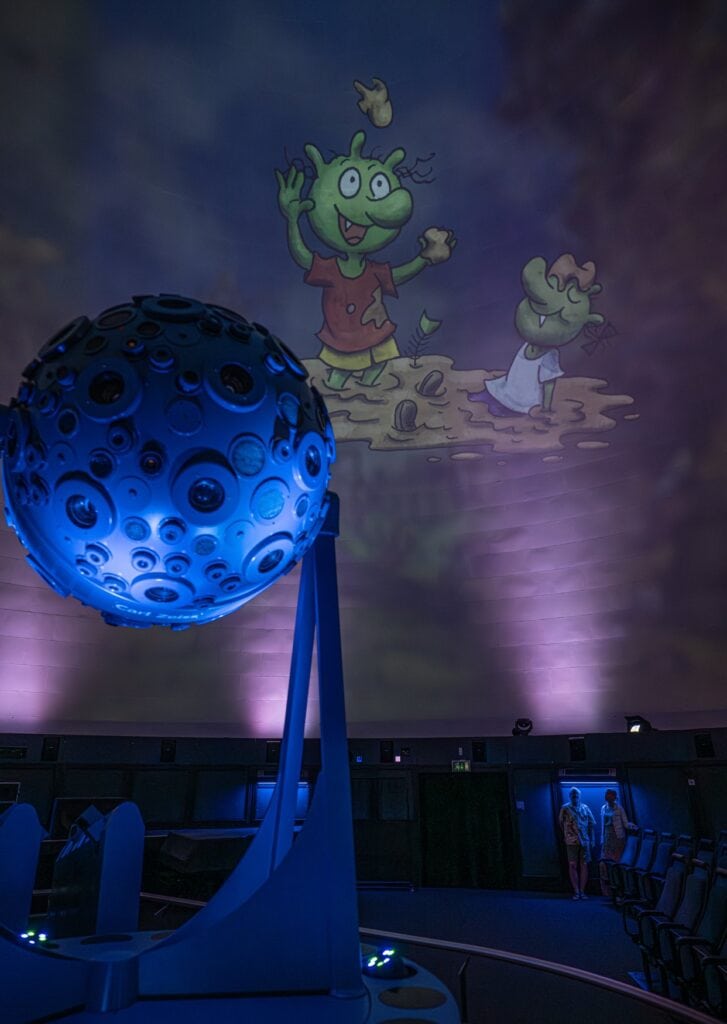 Innenansicht des Zeiss Planetariums in Jena